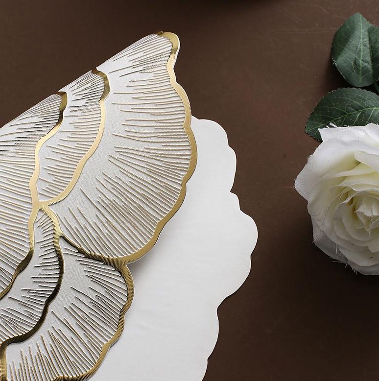 Салфетка сервировочная круглая 38 см Золотистый (18450) - фото 3 Салфетка сервировочная круглая 38 см Золотистый (18450) - фото 3