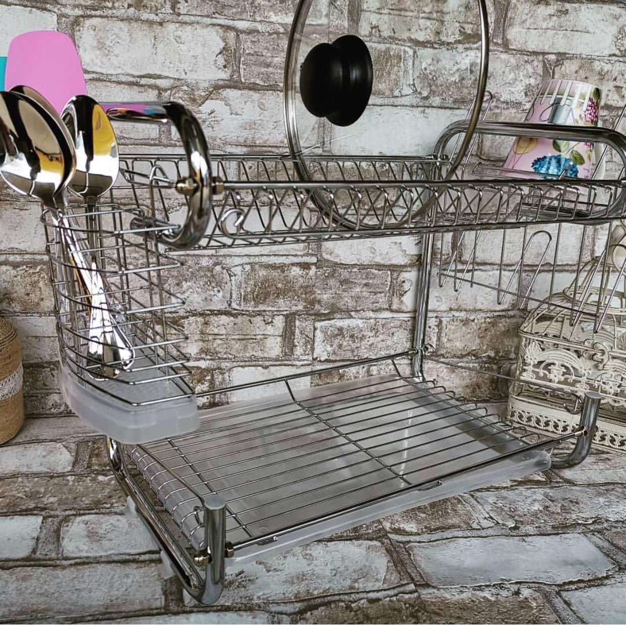 Сушарка Edenberg зі сталі для посуду настільна (EB-2108) - фото 3