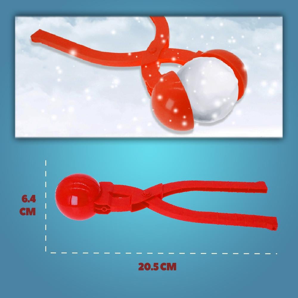 Снежнолепка детская Шарик для лепки снежков Красный (23120818) - фото 4 Снежнолепка детская Шарик для лепки снежков Красный (23120818) - фото 4