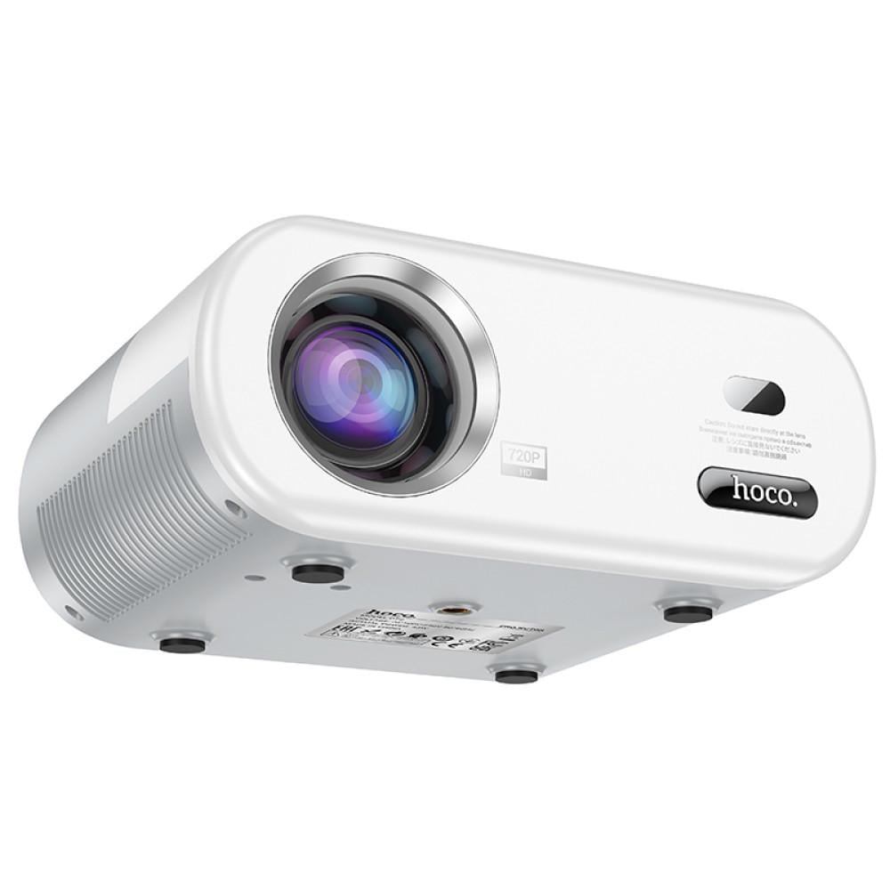 Проектор Hoco DT2 smart projector 2,4G/5G AUX/USB/AV/HDTV Бело-серый (24194266) - фото 5