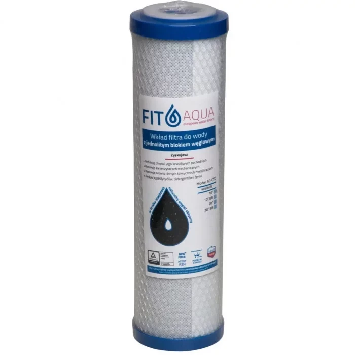 Картридж FitAqua AC-CTO-10 із брикетованого вугілля (30455116)