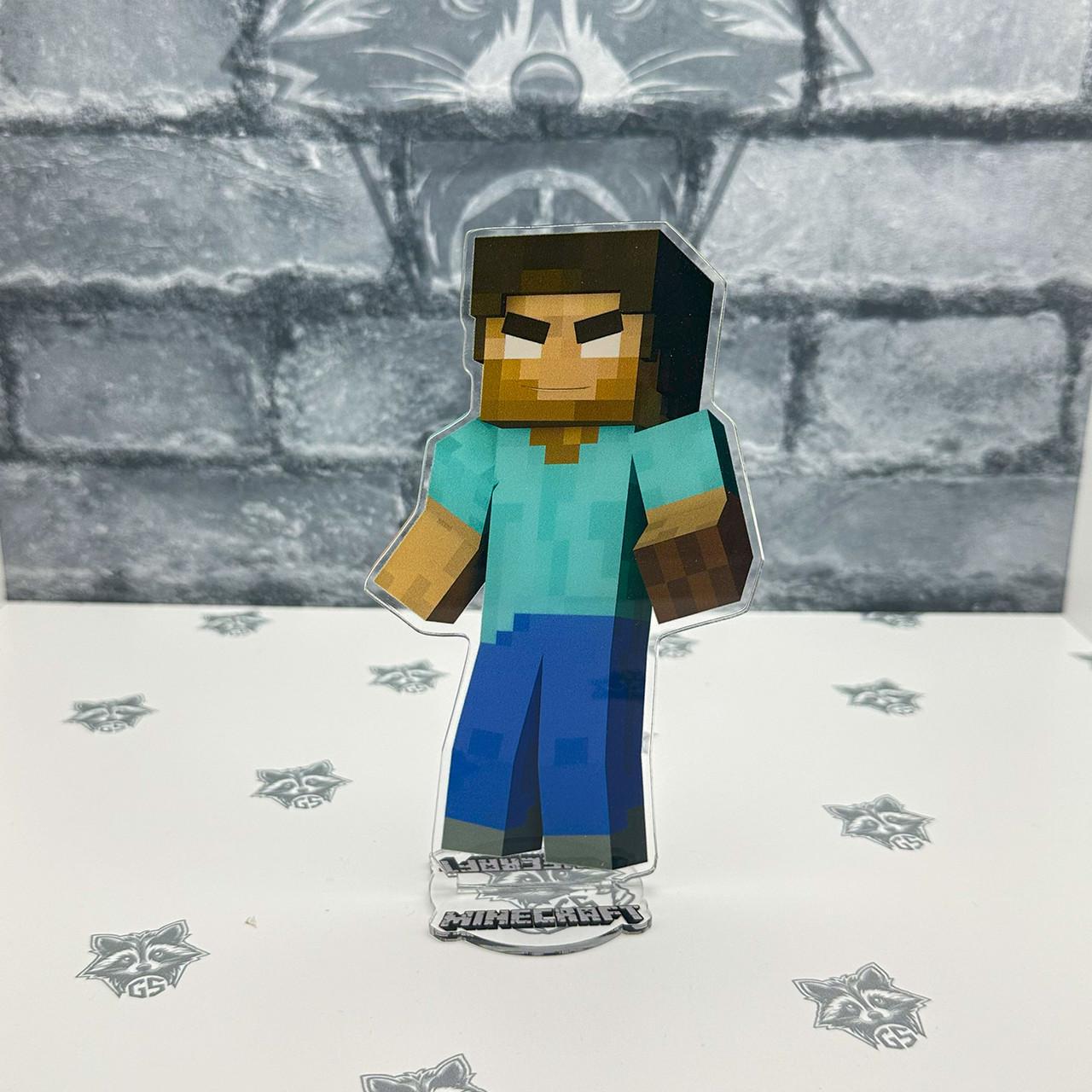 Фигурка коллекционная акриловая Minecraft Хиробрин Herobrine 15 см (2333228122)