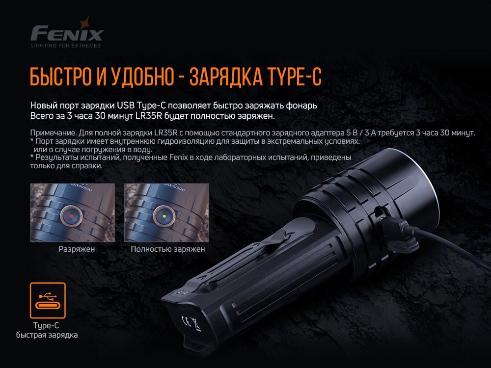 Ліхтар ручний Fenix LR35R (atlantmarket_50664) - фото 12