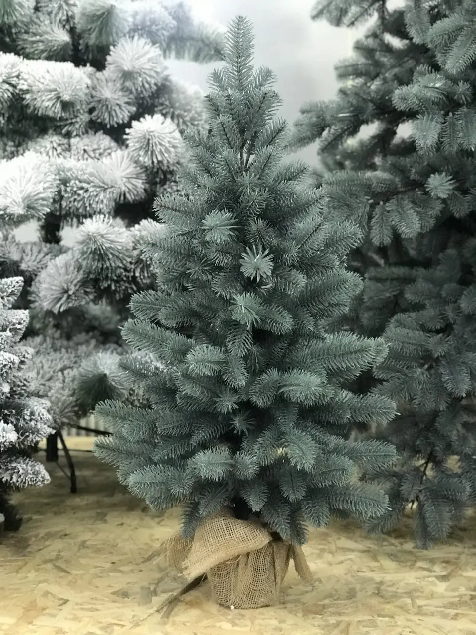 Искусственная елка в горшке 90 см Голубой - фото 5 Искусственная елка в горшке 90 см Голубой - фото 5