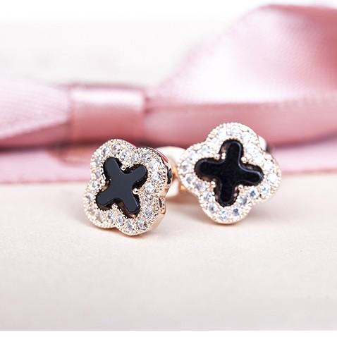 Серьги с кристаллами Сваровски 087079a Italina Белый