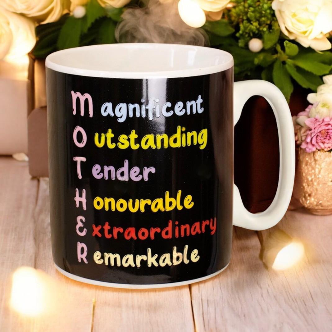 Кружка большая керамическая "MOTHER" 1 л Черный