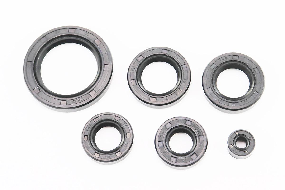 Сальники двигателя к мотоциклу Viper V150A двигателя CB/CG 150cc 6 шт. (508116)