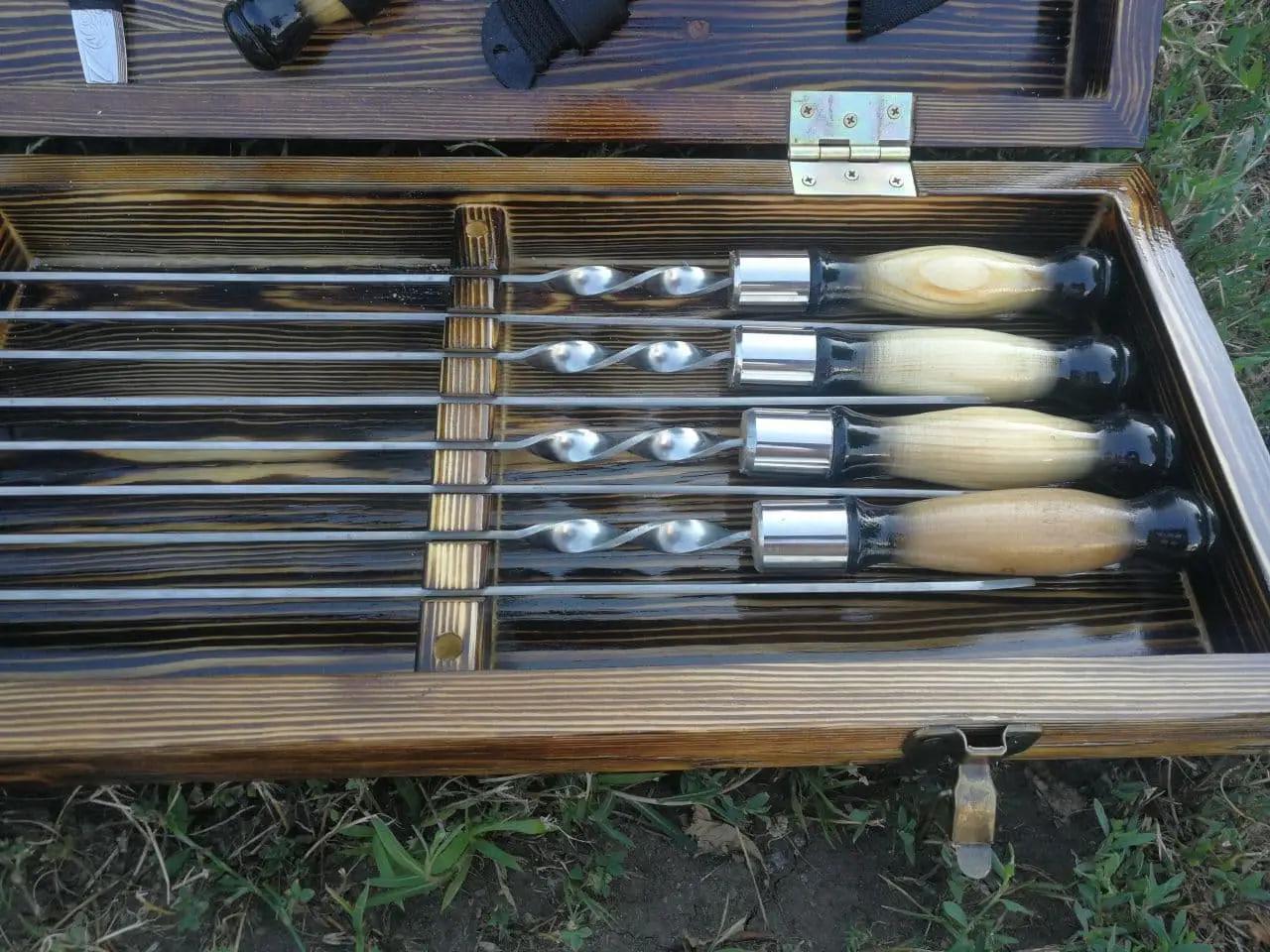 Набор шампуров Форест-4 elite (10644972) - фото 3