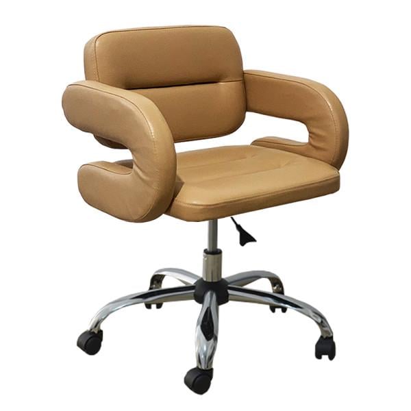 Крісло майстра на колесах Ніка Бежевий