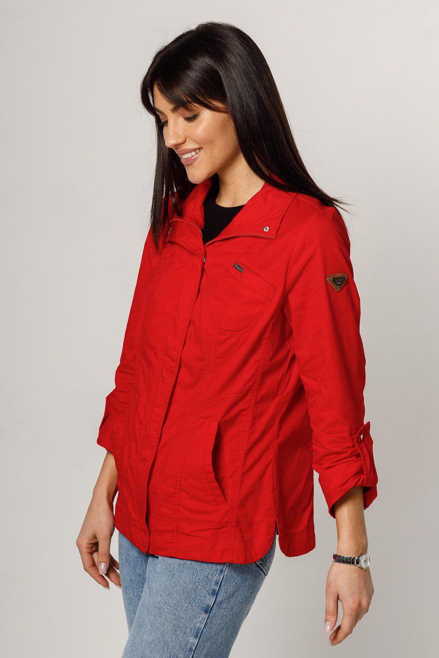 Куртка-сорочка сафари хлопковая Ylanni р. 54 Красный