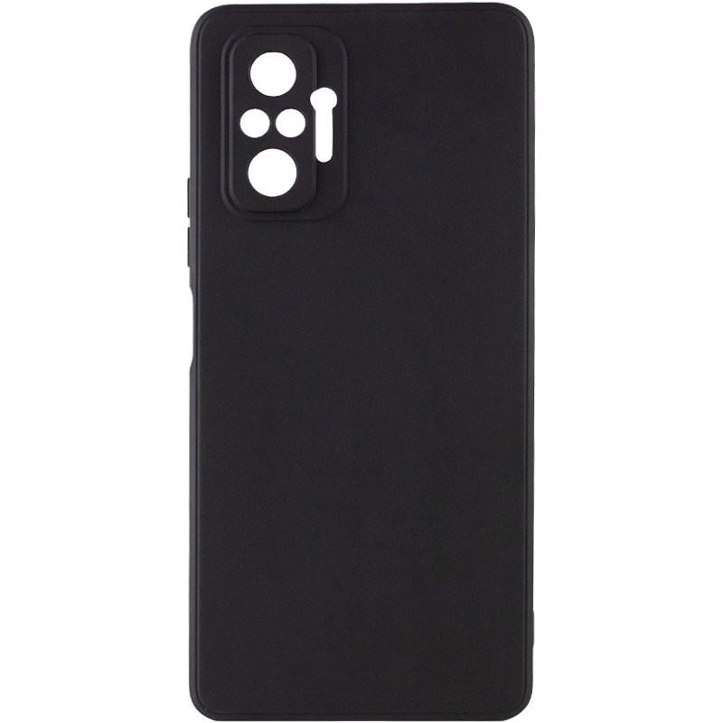 Противоударный силиконовый чехол Candy Full Camera для Xiaomi Redmi Note 10 Pro / 10 Pro Max Черный / Black