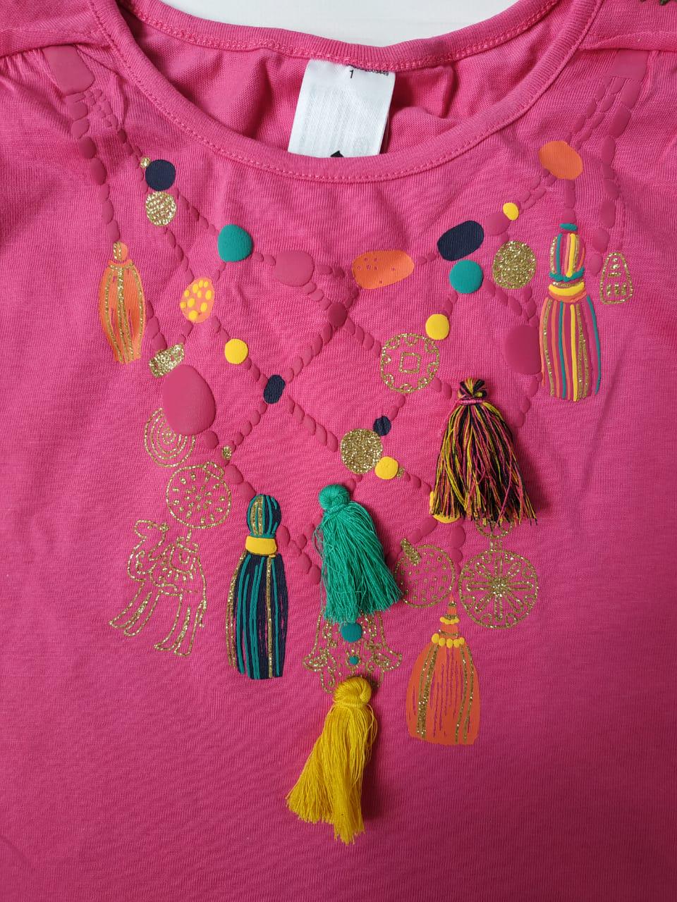 Футболка детская C&A для девочки 116 см Розовый (471456) - фото 2 Футболка детская C&A для девочки 116 см Розовый (471456) - фото 2