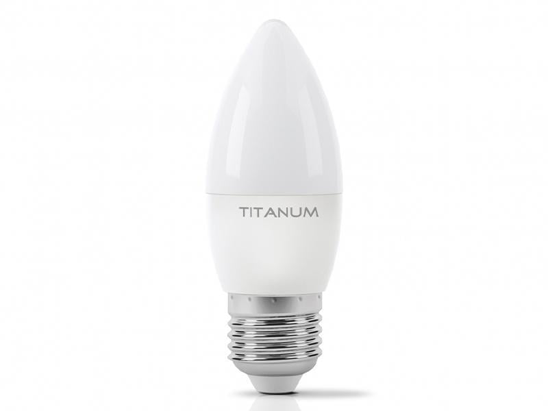Светодиодная лампа TITANUM C37 6W E27 4100K 220V (22811568)