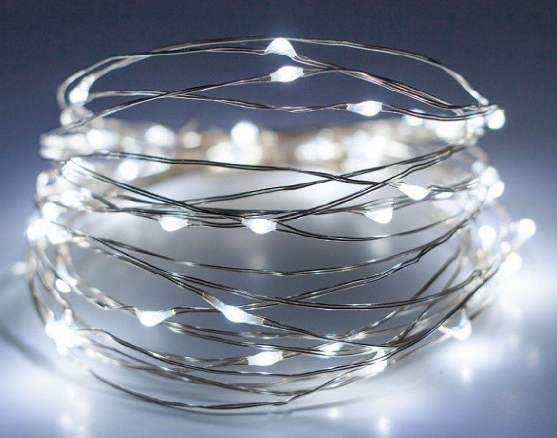 Гирлянда светодиодная нить Капли росы на 100 Led White (aaee531e) Гирлянда светодиодная нить Капли росы на 100 Led White (aaee531e)