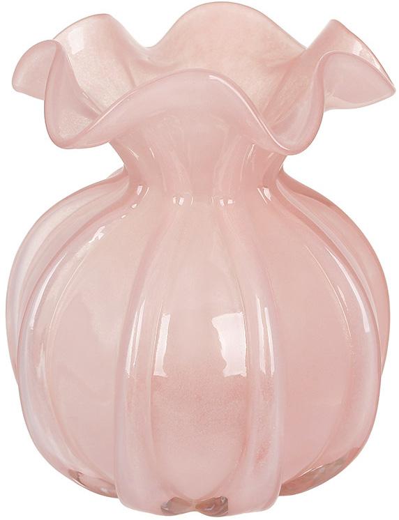 Ваза стеклянная Adele 13х15,5 см Нежно-розовый