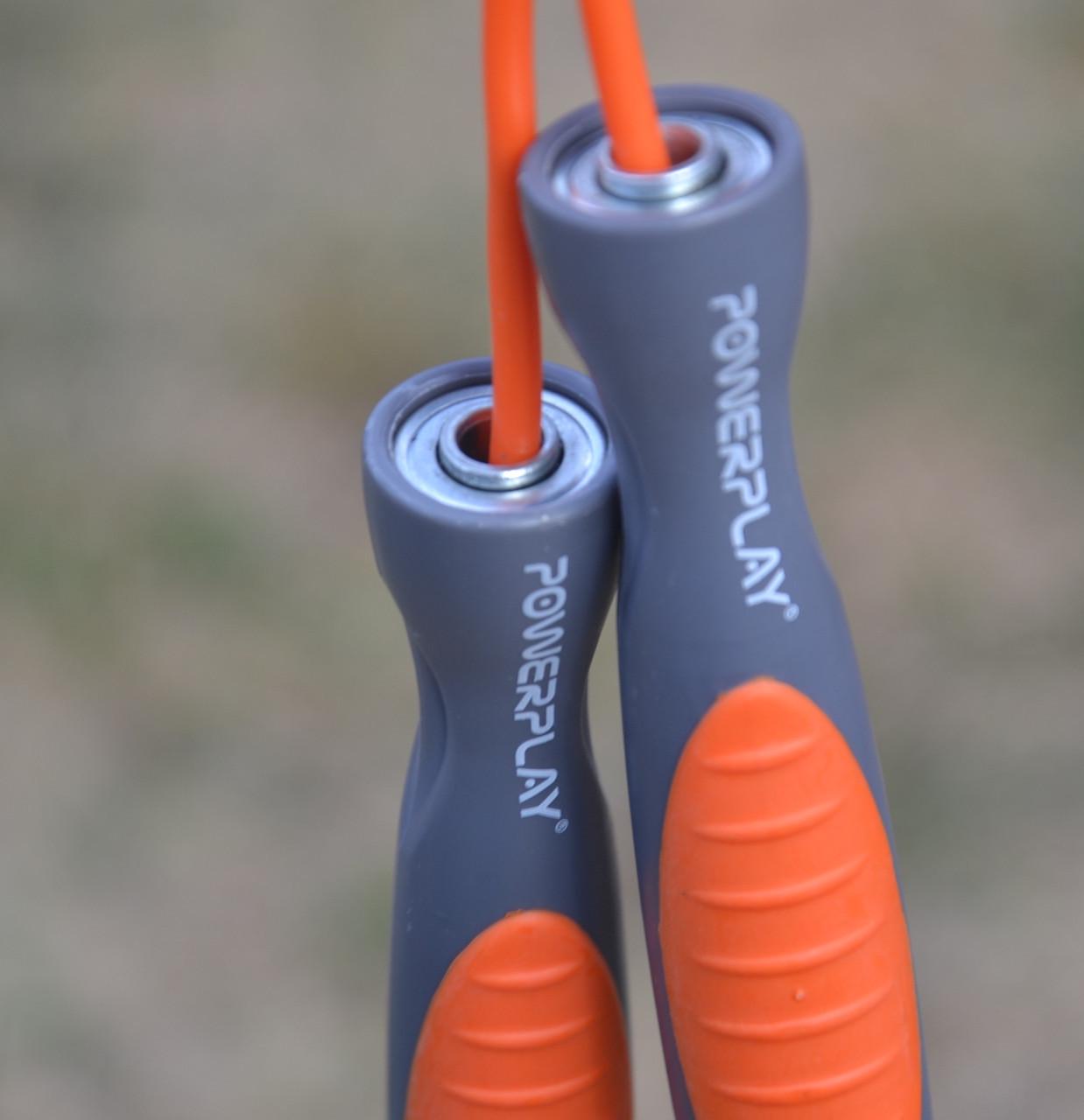 Скакалка PowerPlay 4204 Classic Jump Rope 2,7 м Оранжевый (A-011767) - фото 4 Скакалка PowerPlay 4204 Classic Jump Rope 2,7 м Оранжевый (A-011767) - фото 4