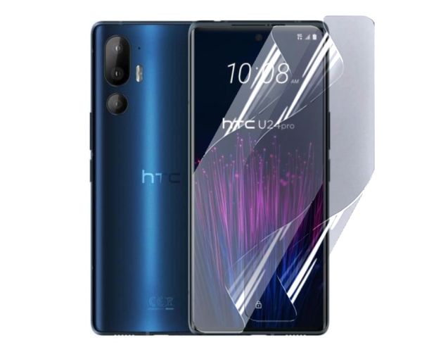 Противоударная гидрогелевая пленка Hydrogel Film для HTC U24 Pro, Transparent