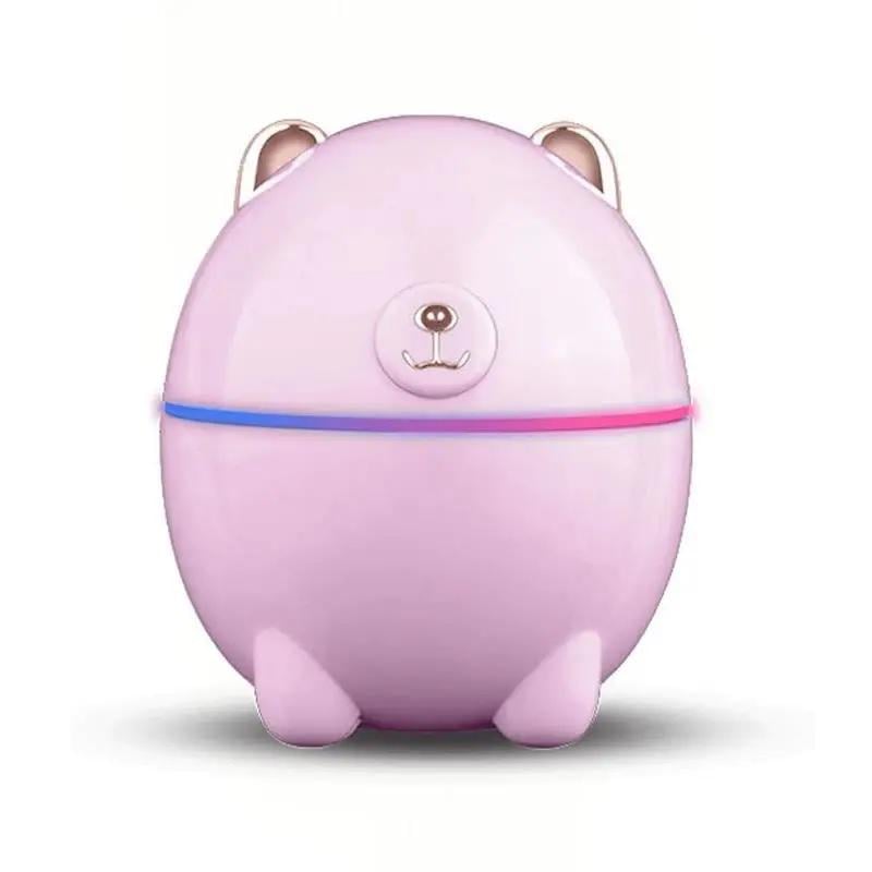 Зволожувач повітря-нічник Humidifier Polar Bear USB 5 В 220 мл Рожевий (MS-14640)