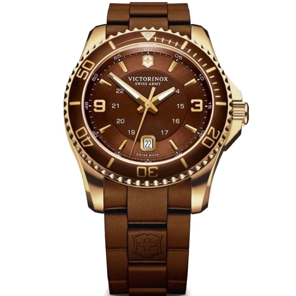 Наручний годинник чоловічий Victorinox Swiss Army Maverick кварцевий Silver (V241608)