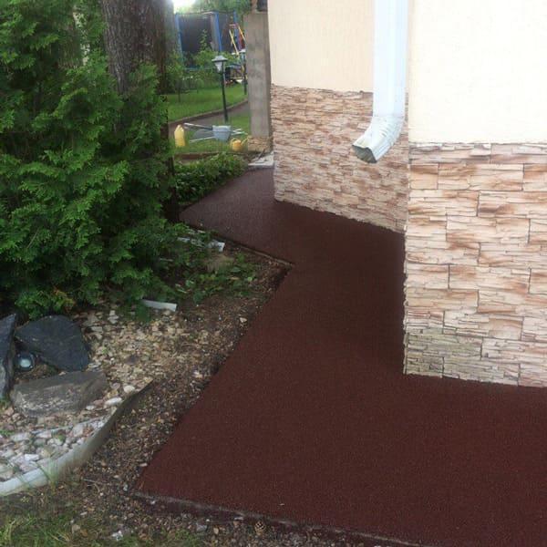 Резиновое покрытие-мягкий асфальт 1 м.кв. 10 мм Коричневый (2562228269) - фото 3