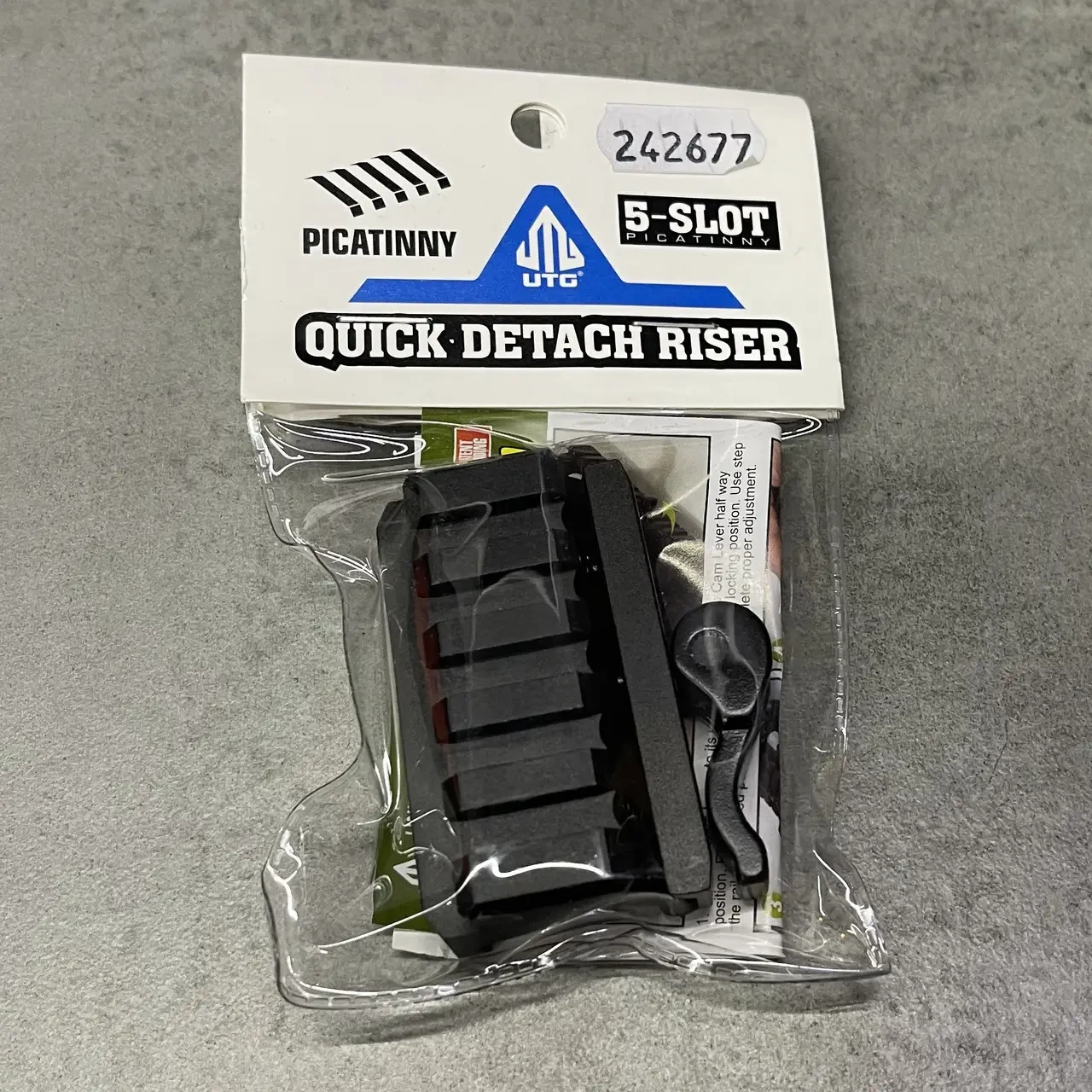 Компенсатор висоти Leapers Utg universal QD H 15 мм H 60 мм (030910) - фото 6 Компенсатор висоти Leapers Utg universal QD H 15 мм H 60 мм (030910) - фото 6