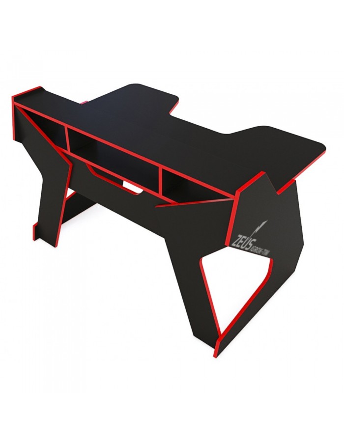 Геймерский игровой стол ZEUS IGROK-TIM-2 Черный (кромка красная) - фото 2 Геймерский игровой стол ZEUS IGROK-TIM-2 Черный (кромка красная) - фото 2