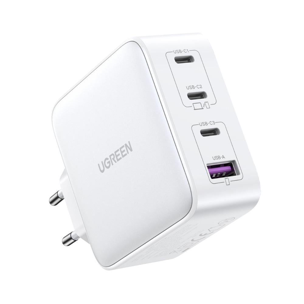 Зарядное устройство для Ugreen CD226/15337 USB + 3x Type-C 5 A универсальный White (567072) - фото 2