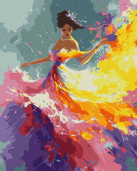 Картина по номерам Идейка Элегантная принцесса 40x50 см (Id-KHO8429)