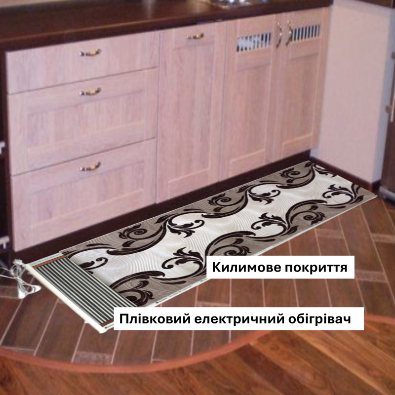 Обогреватель инфракрасный Monocrystal пленочный электрический 200х60см/240W/220V (15120790) - фото 4