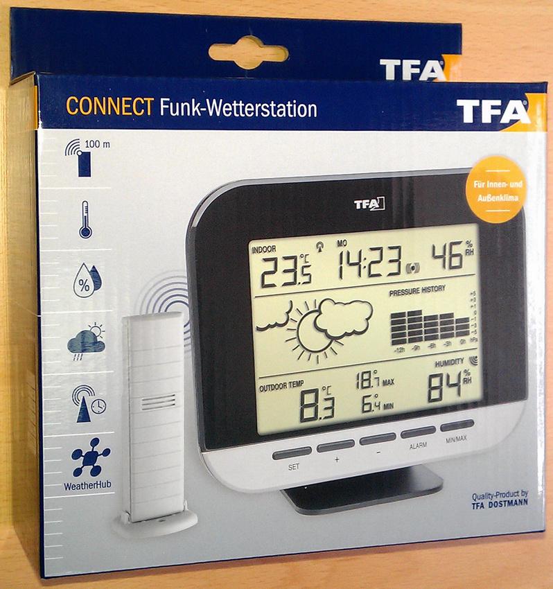 Метеостанция для смартфона TFA Connect WeatherHub 35114301.IT - фото 4