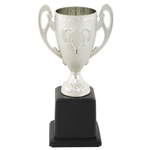 Кубок спортивный наградный SP-Sport Mystery XG006 20х10х6 см Серебряный (31807818)