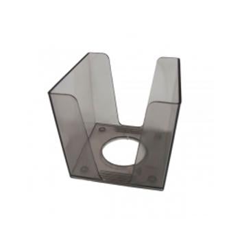 Бокс для паперу пластиковий Economix 90х90х90 мм Димчастий (E32603-17) Бокс для паперу пластиковий Economix 90х90х90 мм Димчастий (E32603-17)