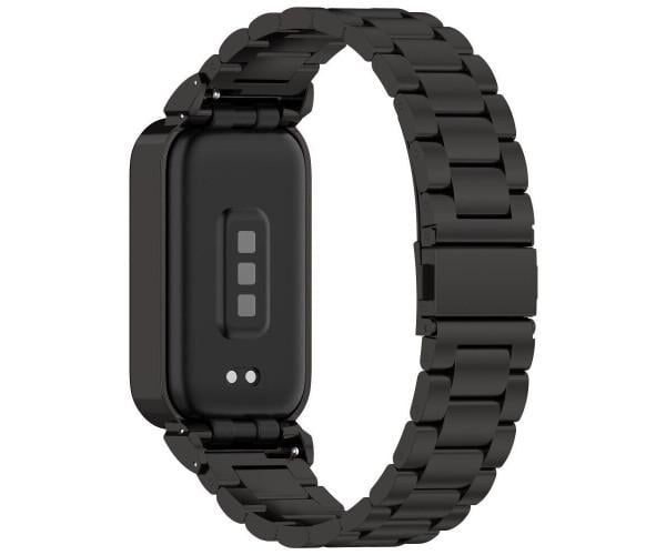 Ремінець металевий із чохлом Metal Classic для Xiaomi Mi Band 9 Active Чорний
