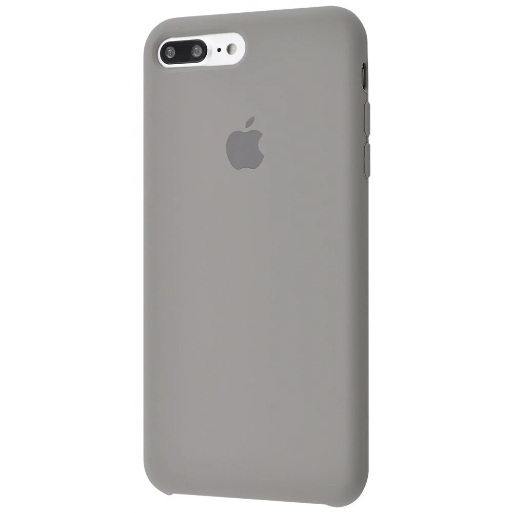 Силиконовый Чехол Накладка Silicone Case для iPhone 8 Plus/7 Plus Pebble