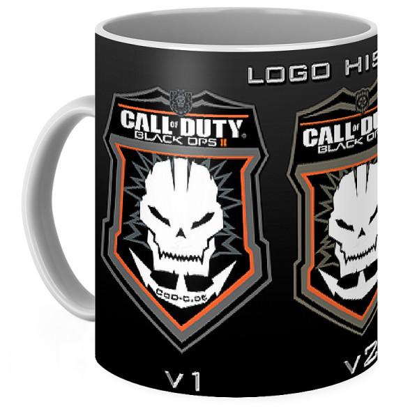 Чашка GeekLand Call of Duty Black Ops II история логотипа (CD 02.05)