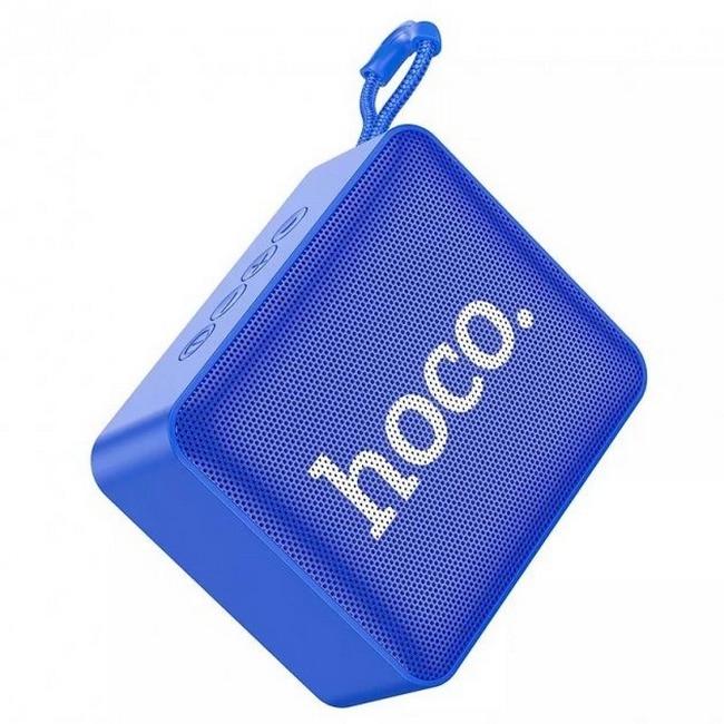 Портативная колонка Hoco Gold brick BS51 Blue (020450) - фото 2