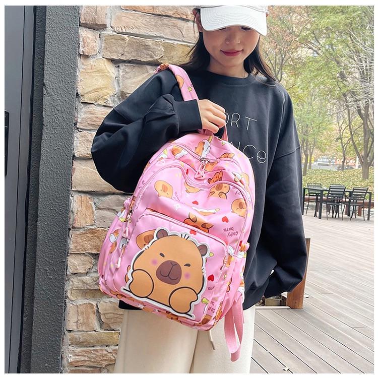 Рюкзак детский Капибара 10496 Розовый (27484929) - фото 10 Рюкзак детский Капибара 10496 Розовый (27484929) - фото 10