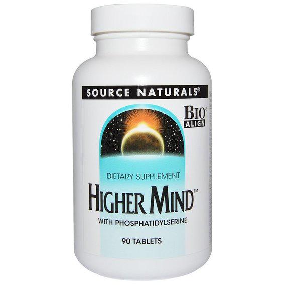 Комплекс для профілактики роботи головного мозку Source Naturals Higher Mind 90 Tabs (SNS-00016)