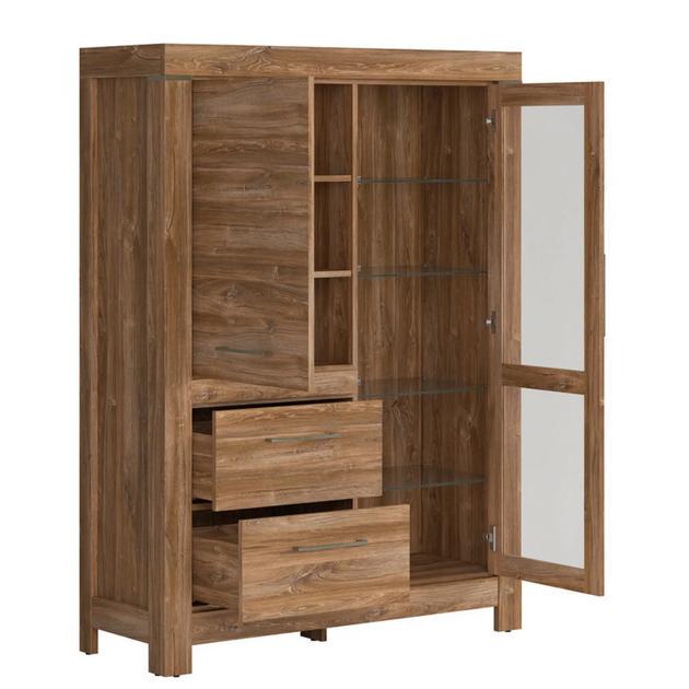 Стінка для вітальні модульна ВМК Герман N77831 Дуб стерлінг (GRB-1588) - фото 3 Стінка для вітальні модульна ВМК Герман N77831 Дуб стерлінг (GRB-1588) - фото 3