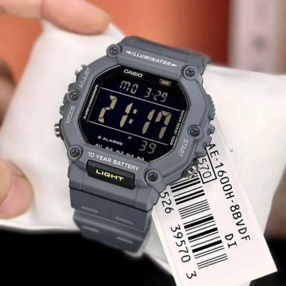 Наручные часы мужские Casio AE-1600H-8BVEF можно плавать d 50 мм (AE-1600H-8BVEF) - фото 3 Наручные часы мужские Casio AE-1600H-8BVEF можно плавать d 50 мм (AE-1600H-8BVEF) - фото 3