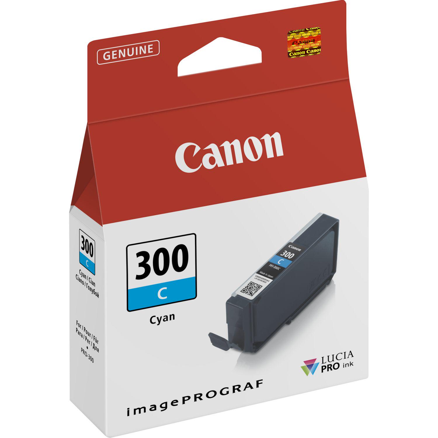 Картридж для струминного принтера Canon PFI-300 14 мл Cyan (4194C001) - фото 3