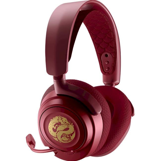 Наушники геймерские SteelSeries Arctis Nova 7 Dragon Edition Бордовый (61557) - фото 2