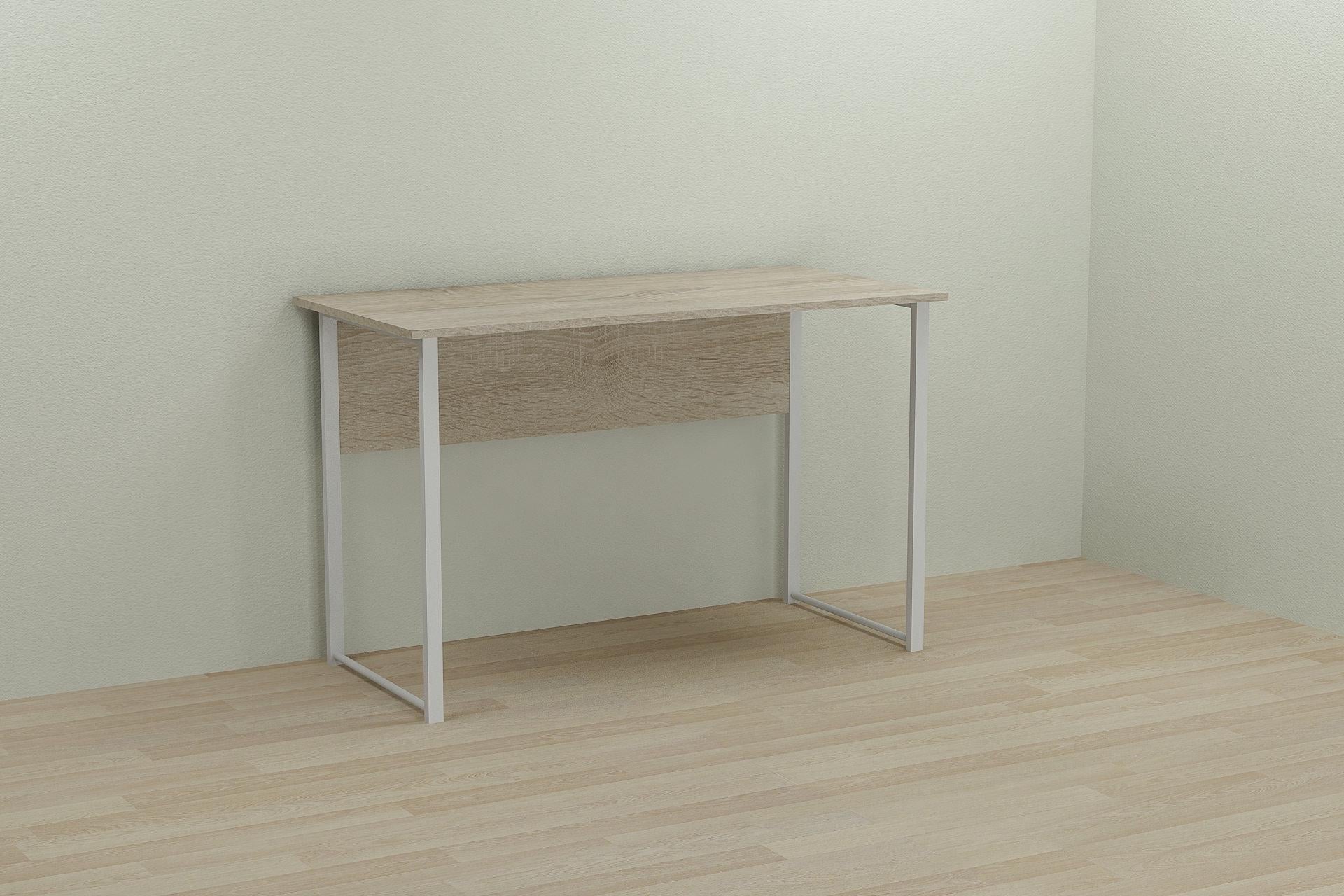 Компьютерный стол Ferrum-decor Курт ДСП 32 мм 75x120x60 см Белый/Дуб Сонома (FRD-102212)