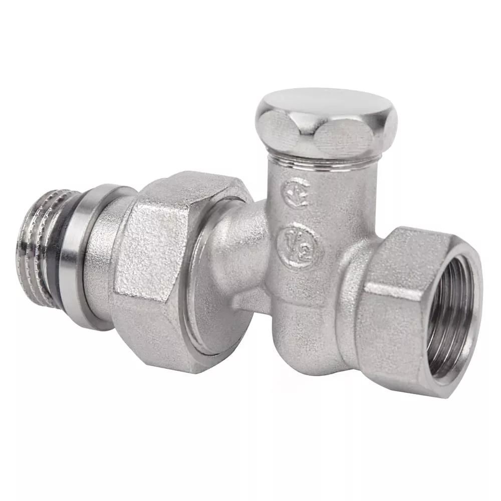 Балансувальний радіаторний кран ITAL IH130114 прямий 1/2" з американкою - фото 2 Балансувальний радіаторний кран ITAL IH130114 прямий 1/2" з американкою - фото 2