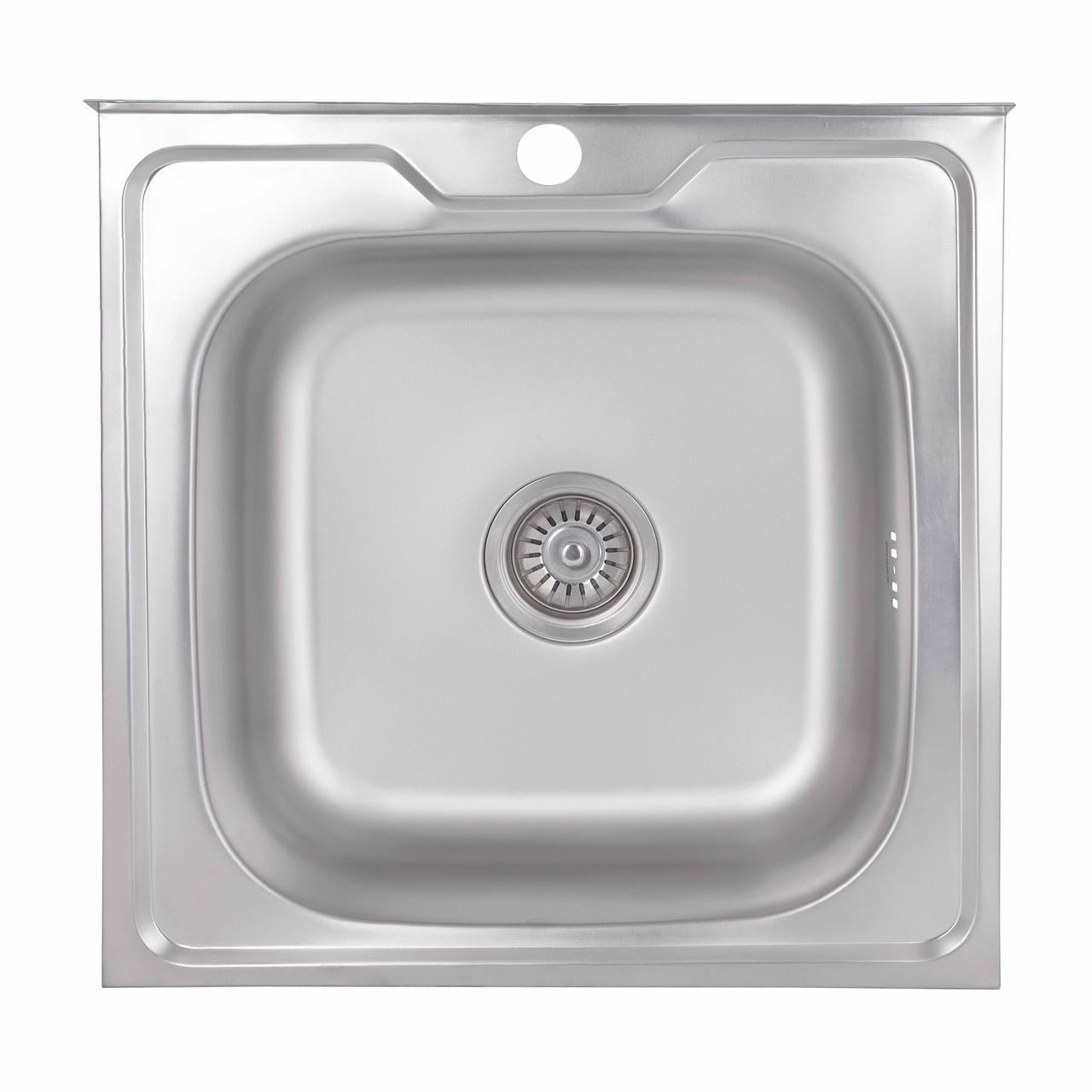 Кухонна мийка Brinex 5050 0,6 мм Satin (BRIN5050SAT06)