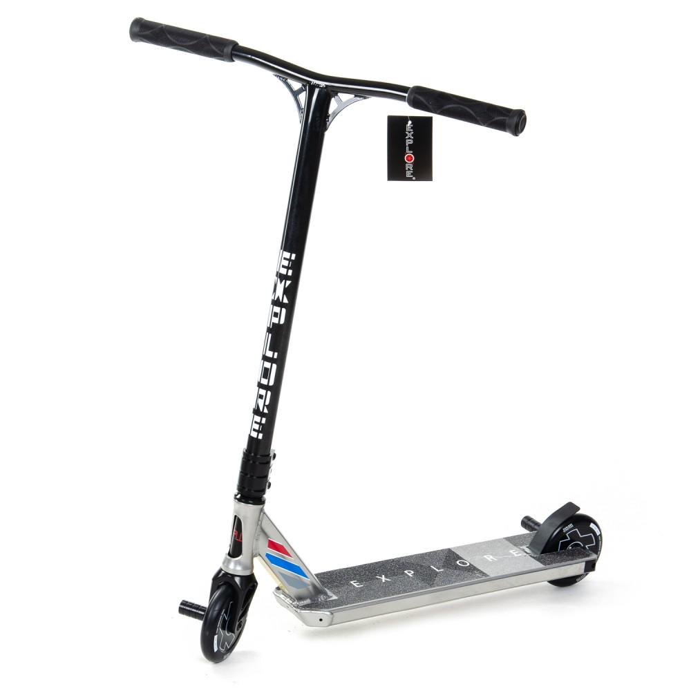 Самокат трюковий Explore Aston HIC + пеги Сірий - фото 1 Самокат трюковий Explore Aston HIC + пеги Сірий - фото 1