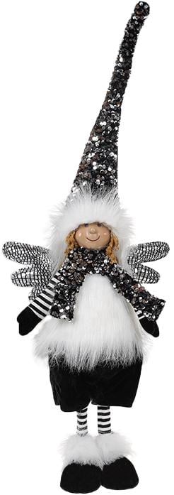 Игрушка мягкая Ангел 20х12х75 см Black&White