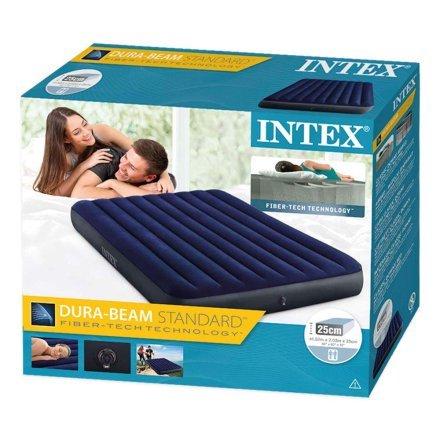 Двухместный надувной матрас Intex 203 x 152 x 25 см - фото 3