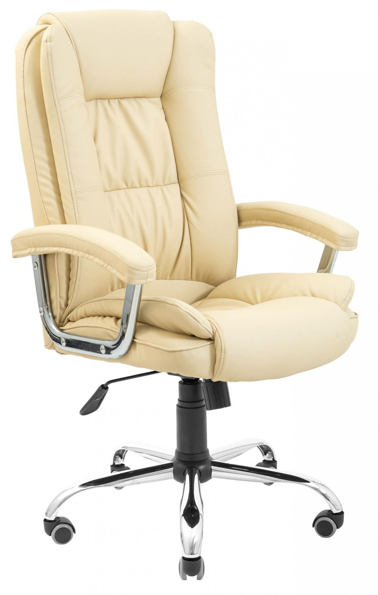 Кресло офисное компьютерное California Fly 2207 Хром М1 Tilt Бежевый