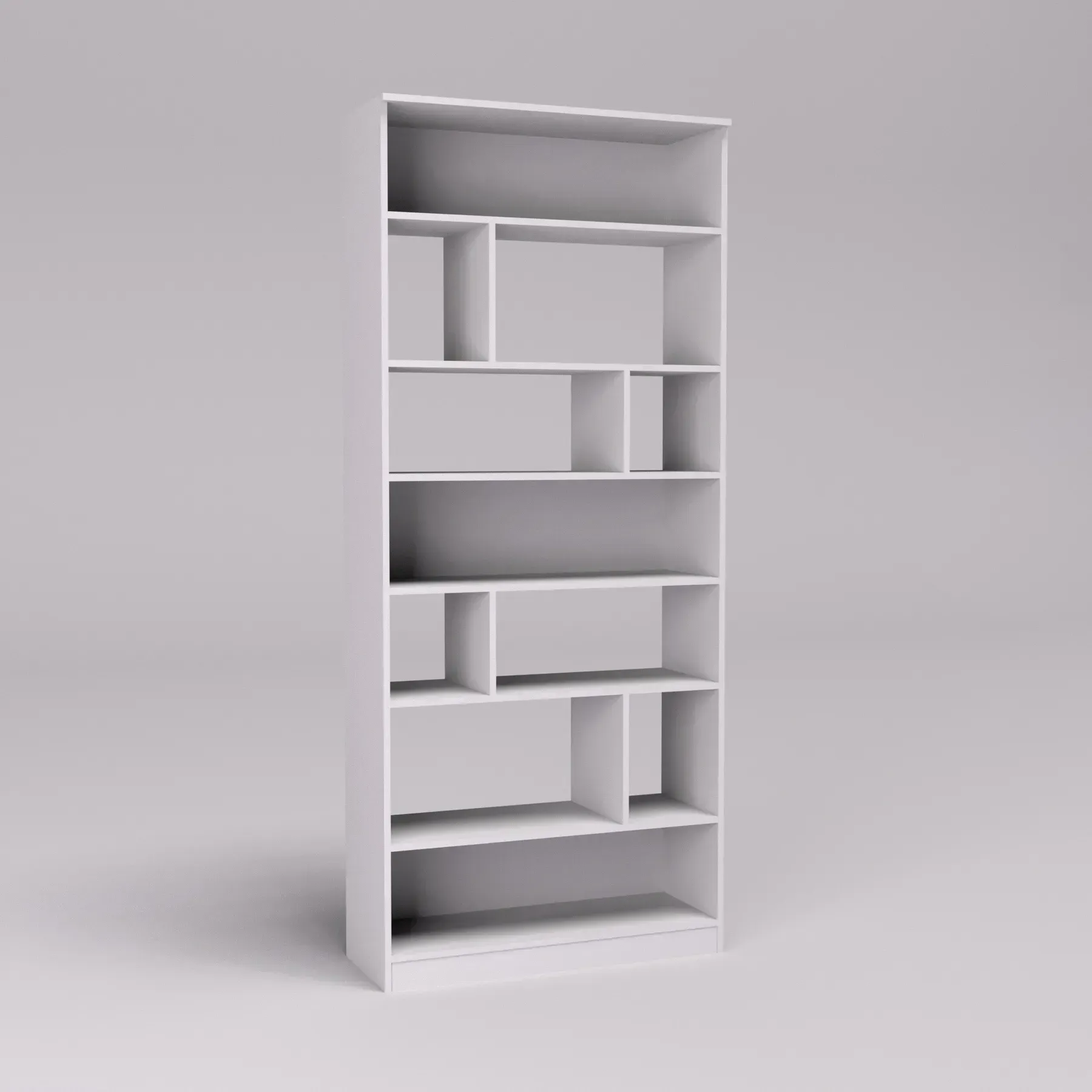 Стелаж Kontinent OS-7 90х35х210 см Білий (52760375) - фото 1 Стелаж Kontinent OS-7 90х35х210 см Білий (52760375) - фото 1